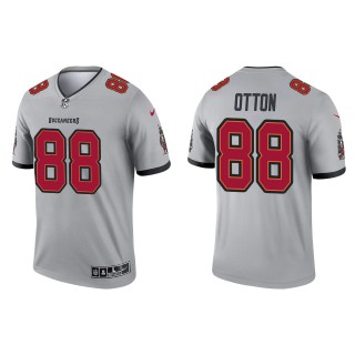 Men's Buccaneers Cade Otton Gray 2022 NFL Draft Inverted Legend Jersey