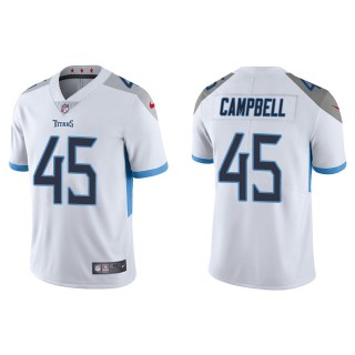 Men's Titans Chance Campbell White Vapor Limited Jersey