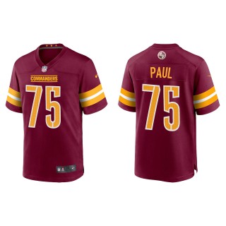 Men's Commanders Chris Paul Burgundy 2022 NFL Draft Game Jersey