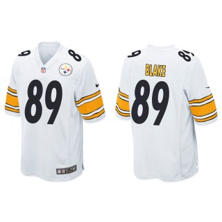 Men's Pittsburgh Steelers Christian Blake White Game Jersey