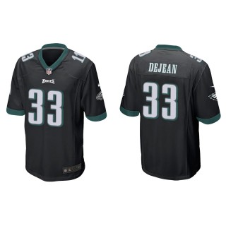 Eagles Cooper DeJean Black Game Jersey