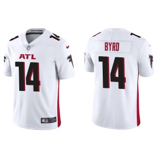 Men's Atlanta Falcons Damiere Byrd White Vapor Limited Jersey