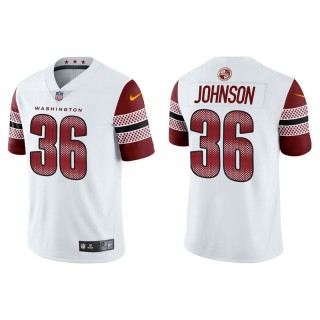 Danny Johnson Commanders Limited Home Men's White Jersey