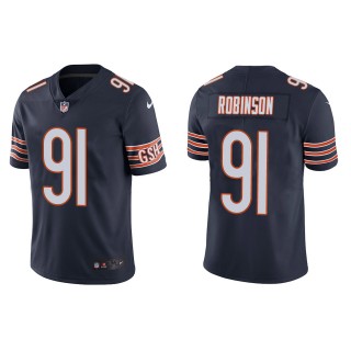 Men's Bears Dominique Robinson Navy Vapor Limited Jersey