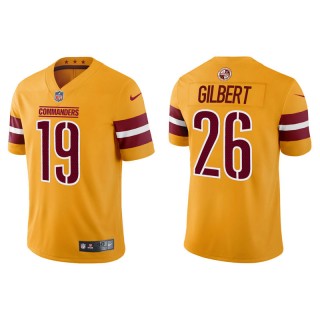 Garrett Gilbert Commanders Inverted Legend  Men's Gold Jersey