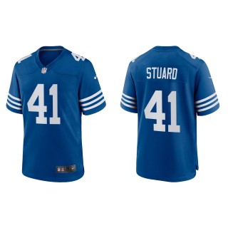 Men's Indianapolis Colts Grant Stuard Royal Alternate Game Jersey