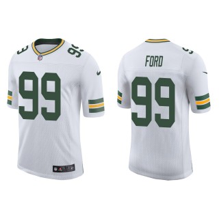 Men's Packers Jonathan Ford White Vapor Limited Jersey