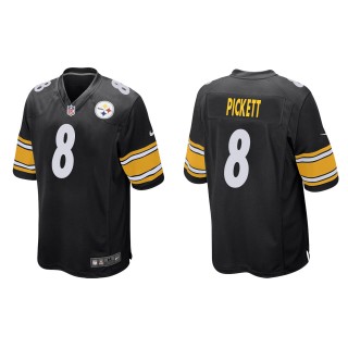 Men's Steelers Kenny Pickett Black 2022 NFL Draft Game Jersey