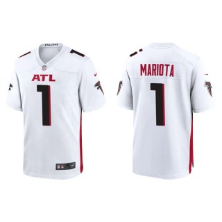 Men's Falcons Marcus Mariota White Game Jersey