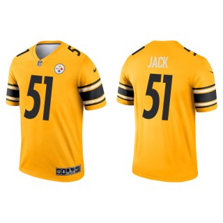 Men's Steelers Myles Jack Gold Inverted Legend Jersey