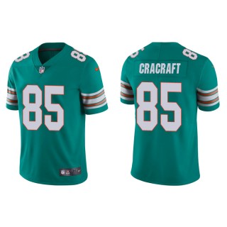 Men's Dolphins River Cracraft Aqua Alternate Vapor Limited Jersey