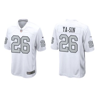 Men's Raiders Rock Ya-Sin White Alternate Game Jersey