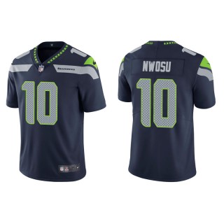 Men's Seahawks Uchenna Nwosu Navy Vapor Limited Jersey