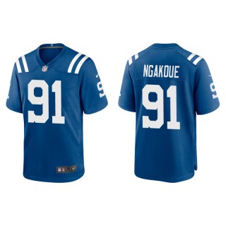 Men's Colts Yannick Ngakoue Royal Game Jersey