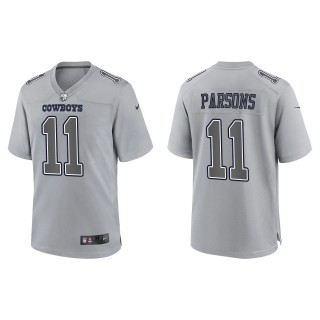 Micah Parsons Men's Dallas Cowboys Gray Atmosphere Fashion Game Jersey