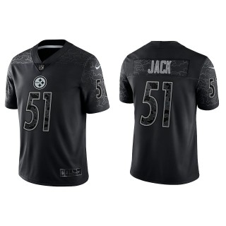 Myles Jack Pittsburgh Steelers Black Reflective Limited Jersey