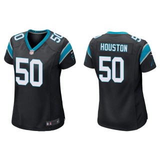 Women Justin Houston Panthers Black Game Jersey