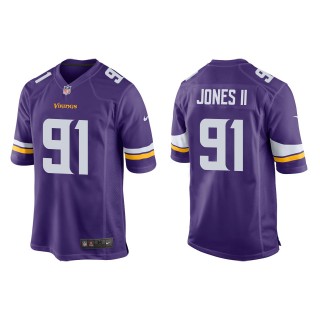 Men's Minnesota Vikings Patrick Jones II Purple Game Jersey