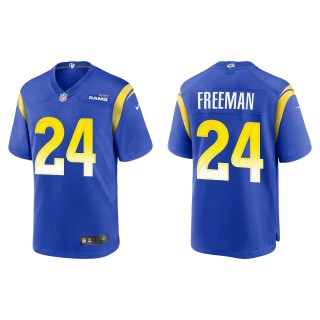 Royce Freeman Rams Royal Game Jersey