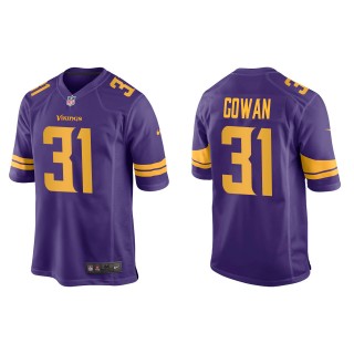 Men's Minnesota Vikings Tay Gowan Purple Alternate Game Jersey