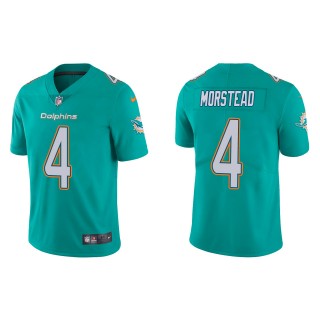 Men's Miami Dolphins Thomas Morstead Aqua Vapor Limited Jersey