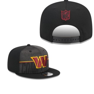 Men's Washington Commanders Black 2023 NFL Training Camp Team Colorway 9FIFTY Snapback Hat