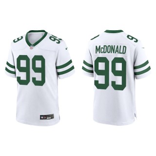 Will McDonald Jets White Legacy Game Jersey