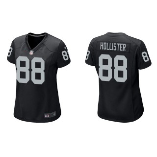 Women's Las Vegas Raiders Jacob Hollister Black Game Jersey