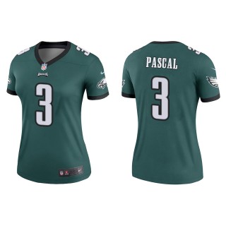 Women's Philadelphia Eagles Zach Pascal Green Legend Jersey