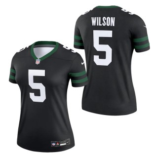 Women's New York Jets Garrett Wilson Legacy Black Alternate Legend Jersey