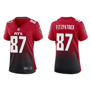 Women's Falcons John FitzPatrick Red Alternate Game Jersey