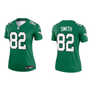 Women's Eagles Ainias Smith Kelly Green Alternate Legend Jersey