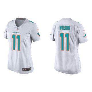 Women's Dolphins Cedrick Wilson White Game Jersey