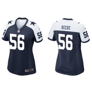 Women's Cowboys Cooper Beebe Navy Alternate Game Jersey