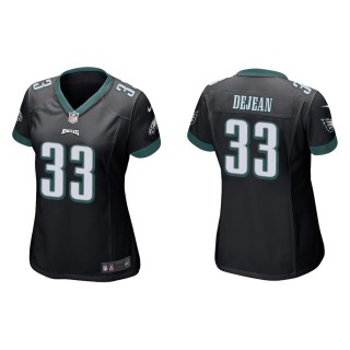 Women's Eagles Cooper DeJean Black Game Jersey