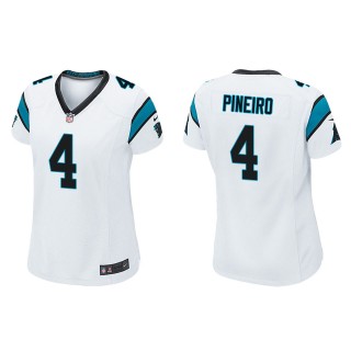 Women's Carolina Panthers Eddy Pineiro White Game Jersey