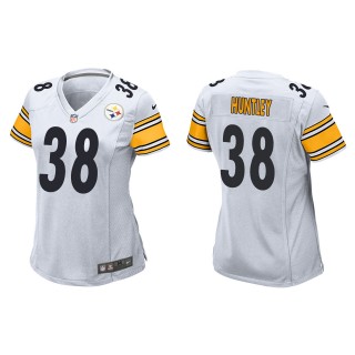 Women's Pittsburgh Steelers Jason Huntley White Game Jersey