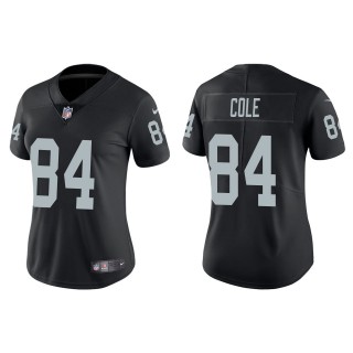 Women's Las Vegas Raiders Keelan Cole Black Vapor Limited Jersey