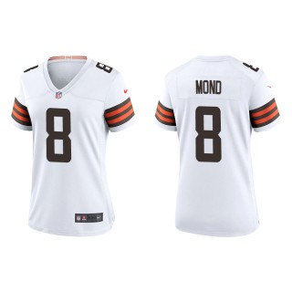 Women's Cleveland Browns Kellen Mond White Game Jersey