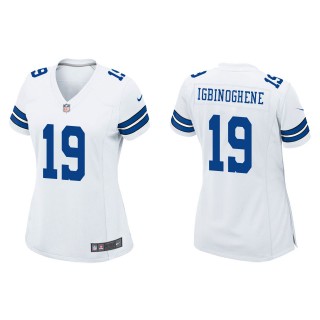 Women's Noah Igbinoghene Dallas Cowboys White Game Jersey