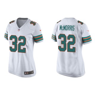 Women's Dolphins Patrick McMorris White Throwback Game Jersey