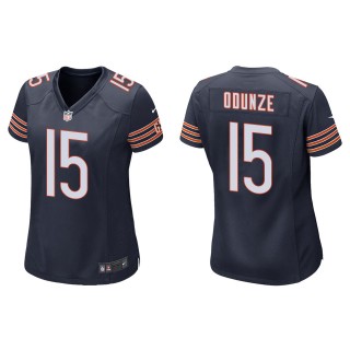 Women's Bears Rome Odunze Navy Game Jersey