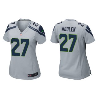 Women's Seattle Seahawks Tariq Woolen Gray Game Jersey