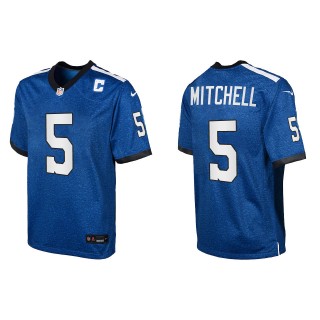 Youth Colts Adonai Mitchell Royal Indiana Nights Game Jersey