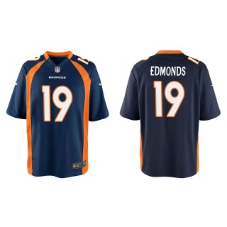 Youth Denver Broncos Chase Edmonds Navy Game Jersey