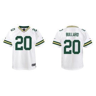 Youth Packers Javon Bullard White Game Jersey