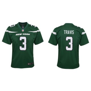 Youth Jets Jordan Travis Green Game Jersey