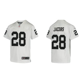 Youth Las Vegas Raiders Josh Jacobs White Game Jersey