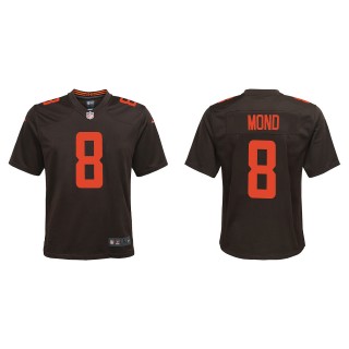 Youth Cleveland Browns Kellen Mond Brown Alternate Game Jersey