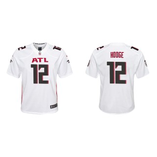 Youth Atlanta Falcons KhaDarel Hodge White Game Jersey